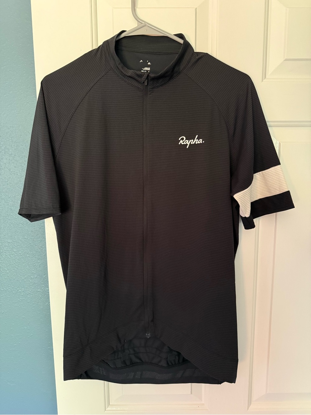 Rapha Core Lightweight Black Cycling Jersey size XL